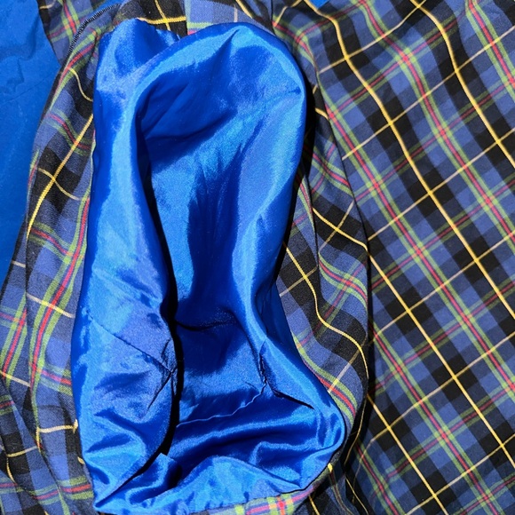 Pendleton Blue Raincoat with Plaid Lining (Adult Size-LG) - Picture 14 of 16